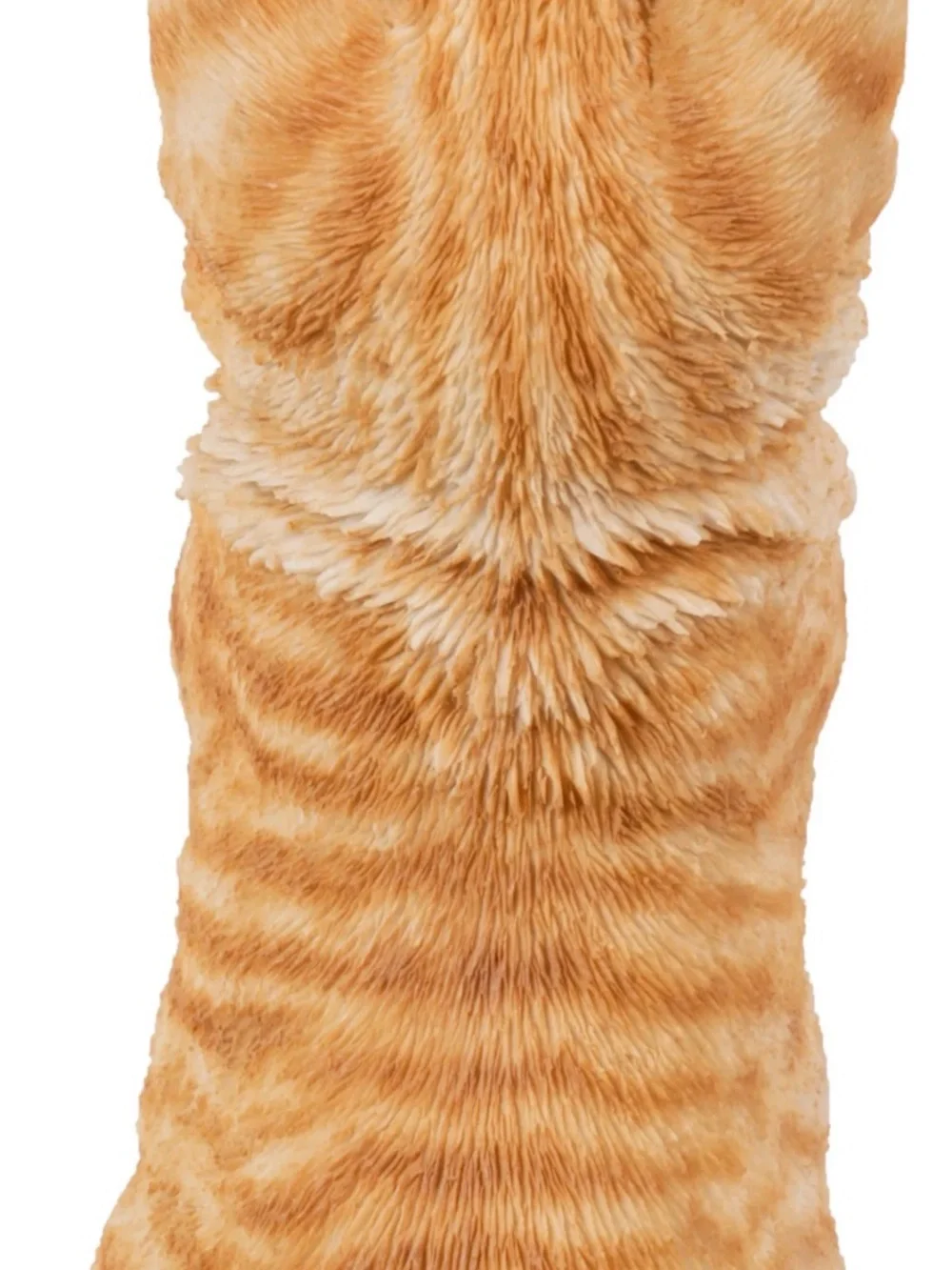Adorable Orange Tabby Cat Toy - Cute Standing Kitten